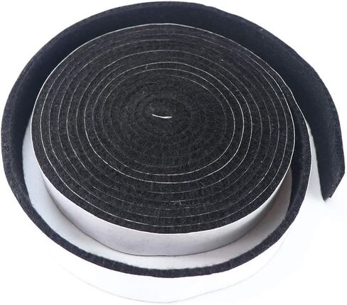 High Temperature BBQ Grill Gasket Seal Tape, Fire Resistant Fiber Sealing Strip for Smoker Oven Door Lid, Heat Resistant Adhesive Tape 2.5CM x 2.5M in Saudi Arabia
