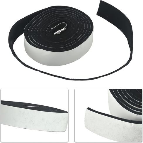 High Temperature BBQ Grill Gasket Seal Tape, Fire Resistant Fiber Sealing Strip for Smoker Oven Door Lid, Heat Resistant Adhesive Tape 2.5CM x 2.5M in Saudi Arabia