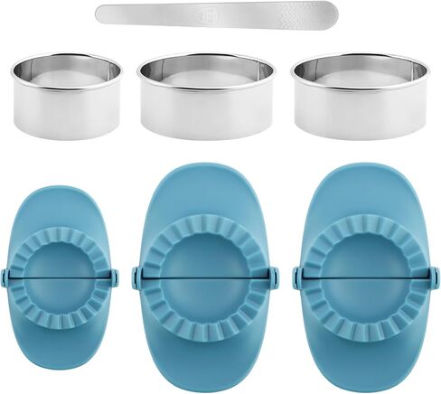 عصارة صانعة إمبانادا، أدوات صنع الزلابية، مجموعة صانعة الزلابية مع قطاعة عجين، قالب ضغط إمباناداس، آلة صنع الزلابية تجعل الزلابية أسهل in Kuwait