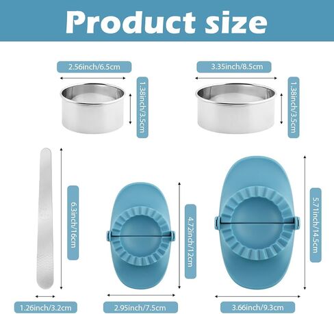 عصارة صانعة إمبانادا، أدوات صنع الزلابية، مجموعة صانعة الزلابية مع قطاعة عجين، قالب ضغط إمباناداس، آلة صنع الزلابية تجعل الزلابية أسهل in Kuwait