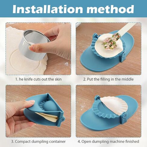 عصارة صانعة إمبانادا، أدوات صنع الزلابية، مجموعة صانعة الزلابية مع قطاعة عجين، قالب ضغط إمباناداس، آلة صنع الزلابية تجعل الزلابية أسهل in Kuwait