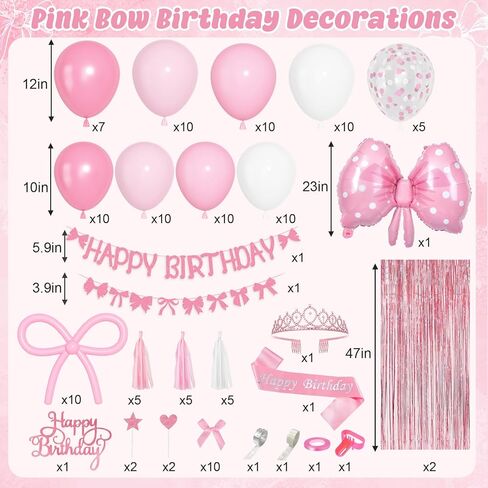 156Pcs Pink Balloon Garland Arch Kit, Hot Pink Metallic Rose Gold Chrome Confetti Balloons for Wedding Women Birthday Princess Theme Bridal Baby Shower Mother's Valentine's Day Party Decorations in Kuwait