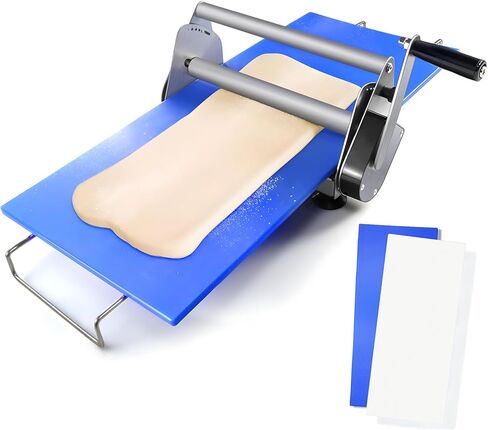 40.9 بوصة × 15.5 بوصة قابلة للطي العجين المغطي بملاءة مع لوحة المغطي بملاءة دليل أداة فرد العجين آلة الفولاذ المقاوم للصدأ المغطي بملاءة سمك قابل للتعديل in Kuwait