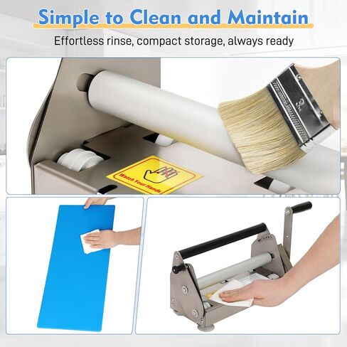 قطاعة عجين يدوية قابلة للطي مقاس 12 بوصة مع لوحتين لف، آلة لف العجين بسمك قابل للتعديل، قطاعة عجين مدمجة من الفولاذ المقاوم للصدأ للبيتزا والمعجنات والمعكرونة والفوندان وعجين البسكويت والخبز المنزلي in Kuwait