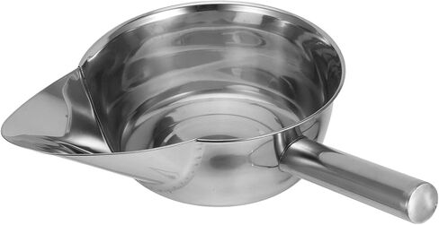 iplusmile Popcorn Accessories Stainless Steel French Fry Scoop with Handle Popcorn Scoop Food Shovel Commercial Fry Bagger Scooper for Snacks Desserts Ice Dry Goods Popcorn Shovel in Saudi Arabia