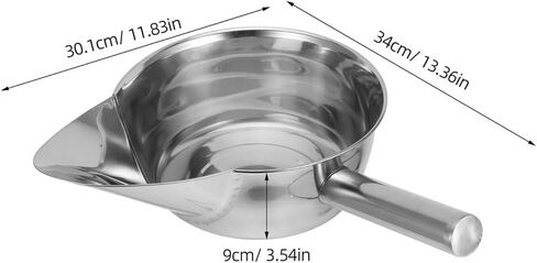 iplusmile Popcorn Accessories Stainless Steel French Fry Scoop with Handle Popcorn Scoop Food Shovel Commercial Fry Bagger Scooper for Snacks Desserts Ice Dry Goods Popcorn Shovel in Saudi Arabia