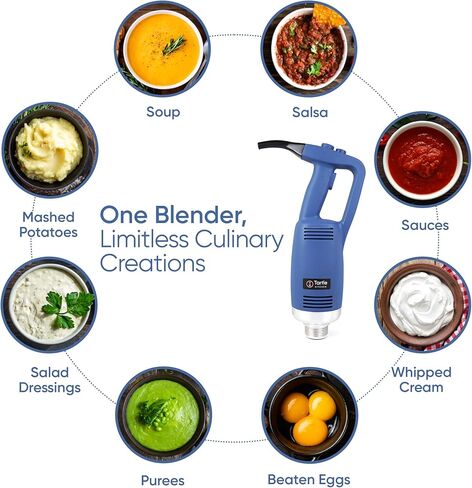 TK Commercial Immersion Blender, 750 Watt/1 HP Variable Speed Motor, 20,000 RPM X-Heavy Duty with Performance Assurance - 18" in Kuwait