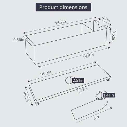 Grease Box for Commercial Exhaust Fans and Food Truck Exhaust Fans, Grease Catcher Includes Downspout, Rooftop Grease Holder for Kitchen in Kuwait