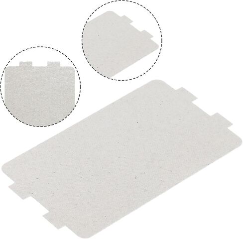 Microwave Oven Mica Wave Guide Cover Sheet, High Temperature Resistant Insulating Plate for Home Appliances, 11.6 x 6.5cm in Saudi Arabia