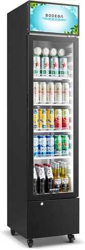 BODEGACOOLER Beverage Refrigerator and Cooler, 7.71 Cu. Ft Commercial Refrigerators for Drink, Beer, Tall Commercial Cooler for Beer, Soda, Single Door Display fridge in Kuwait