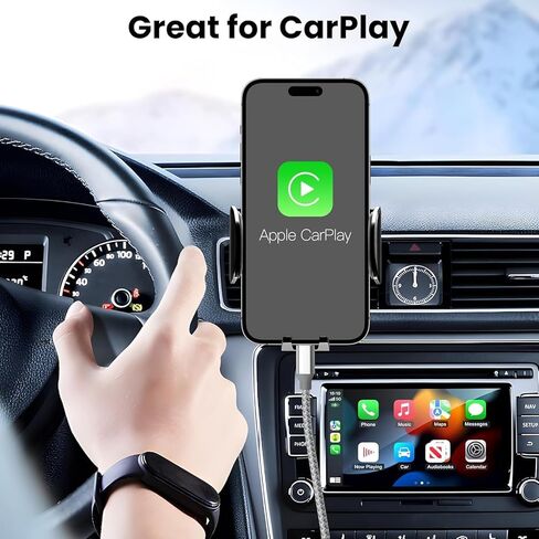 كابل KYEHD USB C، 3 حزم 10أقدام 60 وات شحن سريع كابل USB C إلى USB C، كابل شاحن متين من النوع C لهاتف iPhone 17/16/15/iPad MacBook CarPlay والمزيد - رمادي أبيض in Kuwait