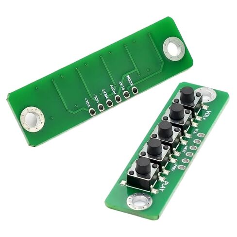 1/5/10pcs 3/4/5 bit Independent Button Module External Button Module Micro Switch ButtonBoard ForBluetooth Power Amplifier(5 Button 1pcs) in Saudi Arabia