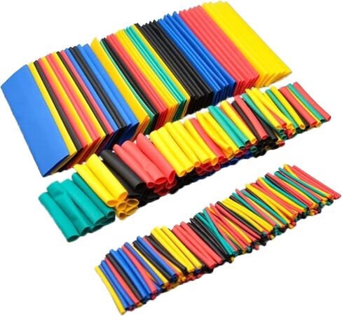 164pcs Heat Shrink Tubing 8 Sizes Electric Insulation Tube Kit Industrial Shrink Wrap Tube for Cable Wire Repair in Saudi Arabia