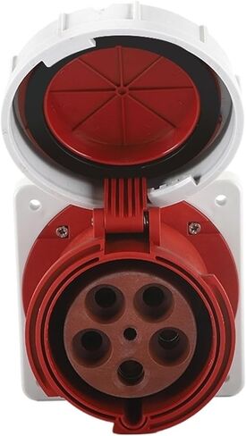 5P 125A IP67 Concealed Straight Socket Flange Panel Mount PDU Data Center Stage Industrial in Saudi Arabia