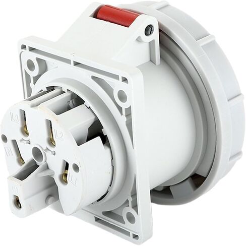 5P 32A IP67 Concealed Straight Socket Flange Panel Mount PDU Data Center Stage Industrial in Saudi Arabia