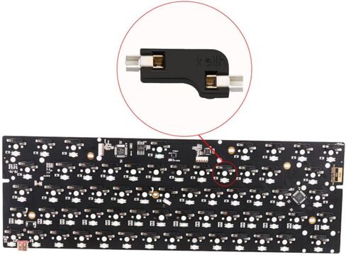 20pcs Hot-swappable PCB Socket Sockets for Mechanical Keyboard Sip Supply in Saudi Arabia