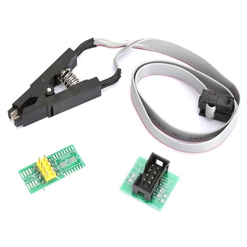 SOIC8 SOP8 Flash Chip IC Test Clip Programming Socket Adapter Board Cable for SOP8 Chips Connection Online Programming in Saudi Arabia