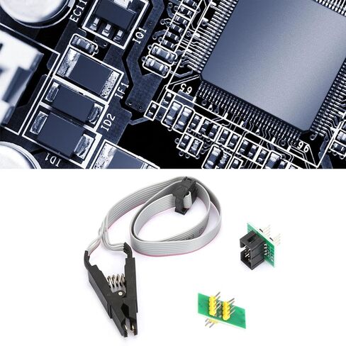 SOIC8 SOP8 Flash Chip IC Test Clip Programming Socket Adapter Board Cable for SOP8 Chips Connection Online Programming in Saudi Arabia