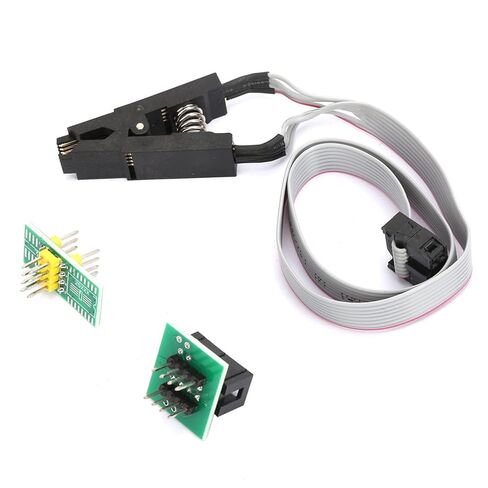 SOIC8 SOP8 Flash Chip IC Test Clip Programming Socket Adapter Board Cable for SOP8 Chips Connection Online Programming in Saudi Arabia