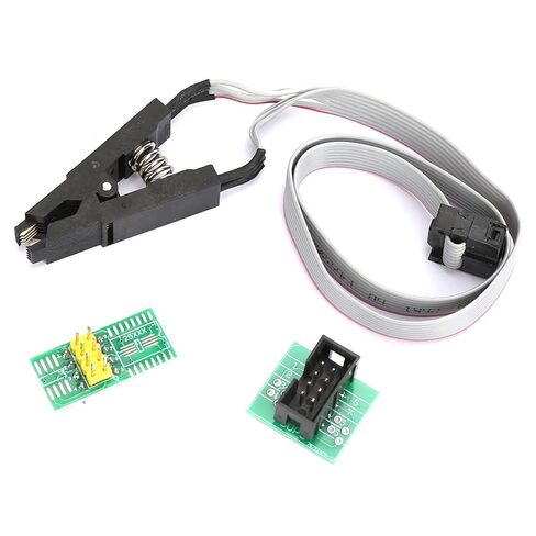 SOIC8 SOP8 Flash Chip IC Test Clip Programming Socket Adapter Board Cable for SOP8 Chips Connection Online Programming in Saudi Arabia