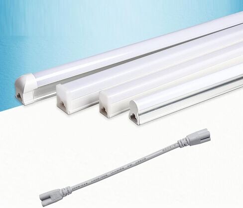 سلك توصيل مصباح T5 T8 LED مزدوج الطرف 3Pin، (10 عبوات) كابل توصيل ضوء LED لكابل الموصل المزدوج لأنبوب LED المتكامل (30 سم/0.98 قدم) in Kuwait