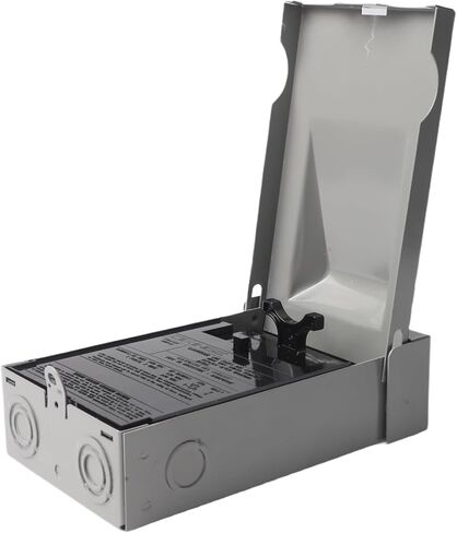 مفتاح فصل التيار المتردد الخارجي 30 أمبير مع مقبض قابل للسحب 120/240 فولت مرحلة واحدة 2 قطب غلاف فولاذي مجلفن مقاوم لتسرب الماء لأنظمة تكييف الهواء in Kuwait