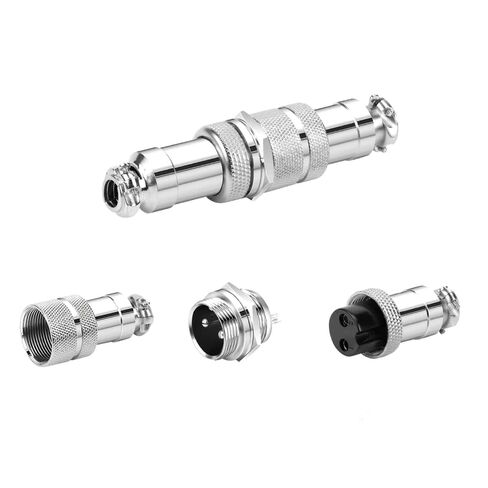 5Set GX16 4pin ذكر + أنثى مجموعة موصل مقبس قابس الطيران، قفل خيط محول دائري معدني مثبت على اللوحة، 5A/125V، 16 مم، ملحوم، للتوصيلات الكهربائية والإلكترونية in Kuwait