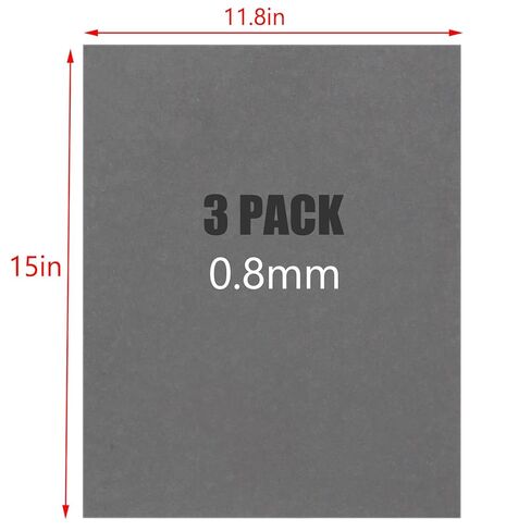 0.8mm 15"x11.8"Non Asbestos Gaskets Materials Sheet Set – High Temp Gasket Material for DIY Exhaust Gasket Maker, Engine Gaskets, Oil Diesel Gasoline Seal Repair 3 Pack in Kuwait