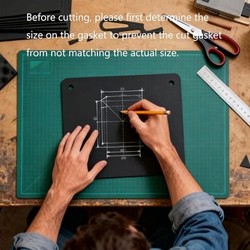 0.8mm 15"x11.8"Non Asbestos Gaskets Materials Sheet Set – High Temp Gasket Material for DIY Exhaust Gasket Maker, Engine Gaskets, Oil Diesel Gasoline Seal Repair 3 Pack in Kuwait