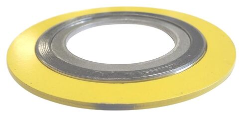 Sur-Seal, Inc. Teadit 9000IR10304GR300 حشية ملفوفة حلزونية مع حلقة داخلية 304SS، حجم الأنبوب 10 بوصة × شفة فئة 300# × 304SS/جرافيت مرن in Kuwait