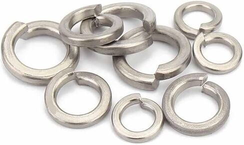 غسالة قفل الربيع التيتانيوم 1/5/10 قطعة GB93 M2 M2.5 M3 M4 M5 M6 M8 M10 M12 M16 M18 M20 M22 M24 TA2 Pure Gr2 سبليت حشية مرنة (10 قطعة M6) in Kuwait