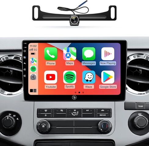 ترقية استريو لراديو السيارة لفورد F150 (2004-2008) F250/F350/450/550 (2008-2016) E150/250/350Cargo/Econoline Van (2009-2016) FocusFusion (2005-2007) مع Android12/5G WIFI/WIRELID in Kuwait