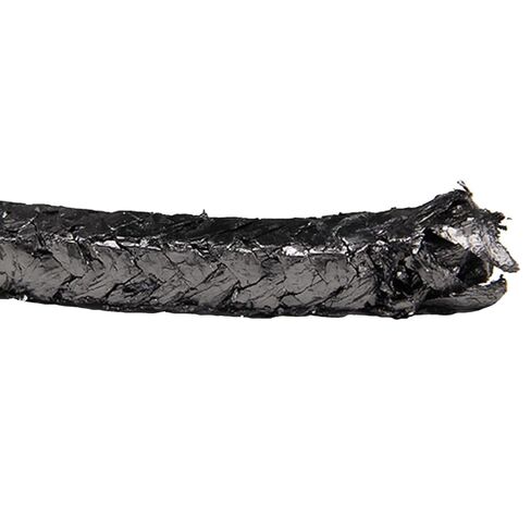 Graphite Rope Packing Graphite Braided Compression Packing Class A for Sealing Under High Temperature, Pumps, Valves, Reaction Kettle(Size:8mm×8mm×1000mm) in Saudi Arabia