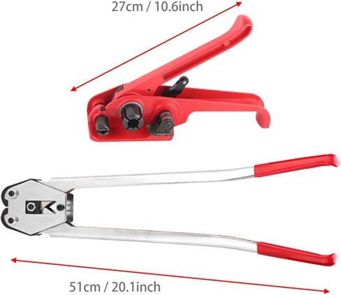 Strap Tensioner Sealer Compact & Portable Hand Strapping Tool Set for PETPP Plastic Strap Tightening, Sealing & Packing, Ideal for Various Operating Conditions in Saudi Arabia
