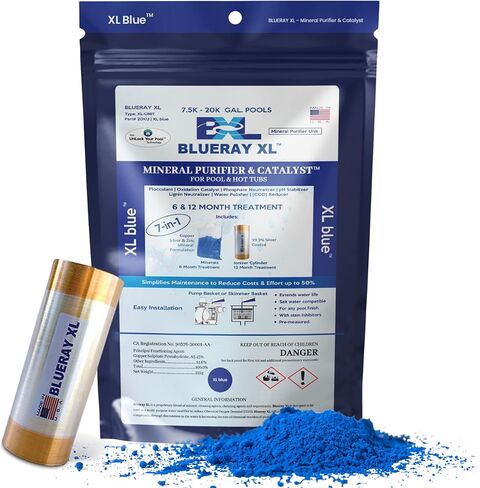 XL Black Mineral Purifier & Catalyst™ - Water Clarifier for Pools with Mineral Pack & Copper Ionizer – Starter Pack for 11K-30K GAL. in Kuwait
