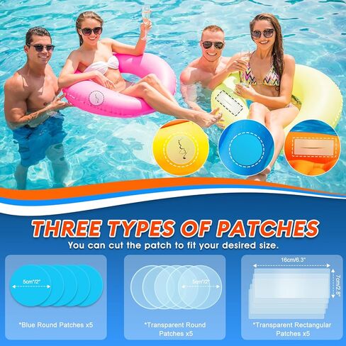 أسمنت فينيل EPN، غراء فينيل عالي القوة، مجموعة إصلاح بطانة حوض السباحة المقاومة للماء للمواد القابلة للنفخ، مرتبة هوائية، حلقة سباحة، خيمة، منزل ترتد، ألعاب قابلة للنفخ، قوارب الكاياك (6 أونصة) in Kuwait