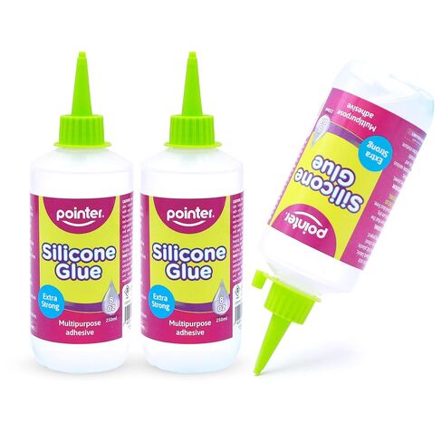 Pointer Silicone Glue Crystal Clear Multipurpose Adhesive for Craft, Art DIY Home Projects Wood Ceramic Plastic Flexible Transparent Household Precise Application Clear Finish Waterproof Seal - 100mL in Saudi Arabia