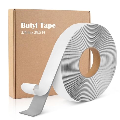Butyl Tape, 3/4 Inch x 29.5 Feet Butyl Sealant Tape for RV, Camper, Trailer, Window, Boat, Roof, and Pipe Sealing & Patching in Saudi Arabia