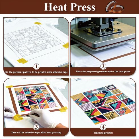 Heat Tape for Sublimation, 2 Rolls 0.5 Inch x 108Ft Polyimide Heat Resistant Tape, High Temp Thermal Tape for Heat Press Soldering, No Residue Heat Transfer Tape for Circuit Board & 3D Printing in Saudi Arabia