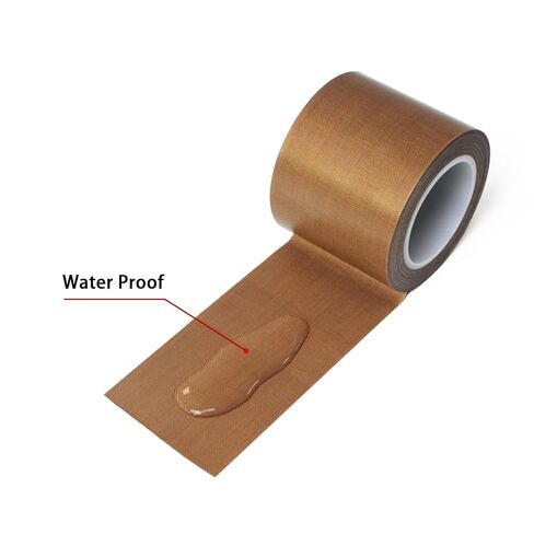 High-Temperature Teflon Fabric Tape, 1"×33 ft ,2"×33 ft PTFE Tape for Vacuum Sealer Machine, Hand Impulse Sealers Insulation PTFE Coated Fiberglass Adhesive Tape Waterproof, Heat Resistant, Durable in Saudi Arabia