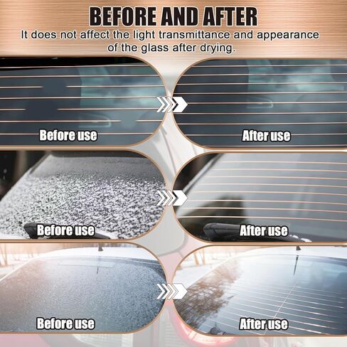 Rear Defroster Repair Kit, Copper Conductive Paint for Repairing Rear Window Defroster Screens with Brush Wipes Masking Paper Strong Adhesion and Fast Repair Performance, 10 Ml in Kuwait