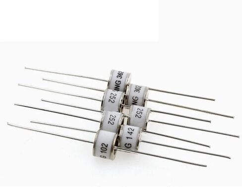 20pcs8*6mm 2RM Ceramic Gas Discharge Tube SXH81-70V 75V 90V 150V 230V 350V 470V 600V 800V 1000V 1500V 2000V 3000V Surge Arrester(SXH81-302X 3000V) in Saudi Arabia