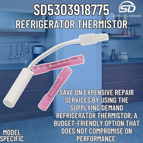 Supplying Demand 5303918775 Refrigerator Thermistor - Replaces 4456169, PS11775596 in Kuwait