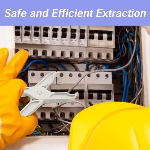 Fuse Puller Tool - Insulated Non-Slip Grip for Cylindrical Cartridge Fuses & Bulbs - Safe Removal for Auto, Home, Marine Fuse Boxes in Kuwait