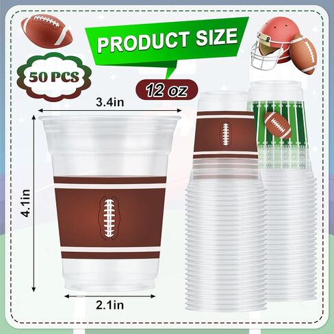 50 Pcs 12 oz Hawaiian Plastic Drinkware, 'Aloha' and Flamingo Printed Disposable Drinkware, Tropical Palm Leaf Design for Beverages, Cocktails, Pool, Vacation, and Summer Luau Beach Party Supplies in Kuwait