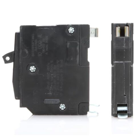مجموعة قواطع دوائر أصلية مربعة D QO120 QO 20 أمبير (عبوتان)، قطب واحد، 20 أمبير، 120 فولت، 10 كيلو أمبير، مكون إضافي لمراكز تحميل QO وصندوق اللوحة، Visi-Trip، بديل جديد in Kuwait