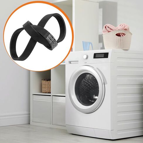 استبدال حزام محرك الغسالة WH01X27538 لغسالات GE وHotpoint، وحزام المجفف، وحزام الغسالة المتوافق مع GE GTW335ASN1WW/GTW460ASJ8WW /HTW240ASK5WS/GTW220ACK6WW in Saudi Arabia