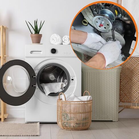 استبدال حزام محرك الغسالة WH01X27538 لغسالات GE وHotpoint، وحزام المجفف، وحزام الغسالة المتوافق مع GE GTW335ASN1WW/GTW460ASJ8WW /HTW240ASK5WS/GTW220ACK6WW in Saudi Arabia