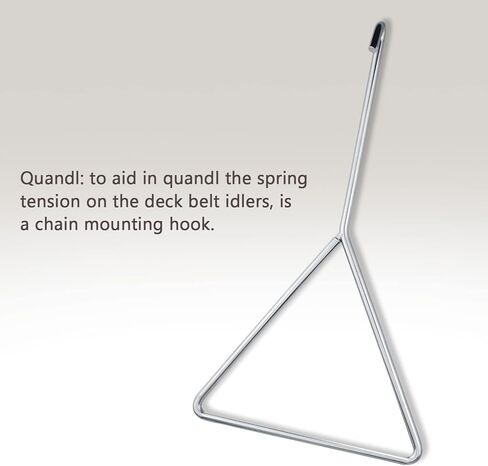 604462 Deck Hook Chain Belt Spring Tension Tool, for Hustler Mower Deck Tension Spring Chain Installation Hook, Durable and not Easy to Break in Kuwait