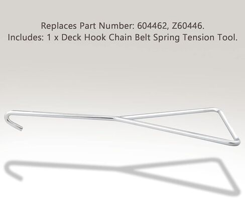 604462 Deck Hook Chain Belt Spring Tension Tool, for Hustler Mower Deck Tension Spring Chain Installation Hook, Durable and not Easy to Break in Kuwait